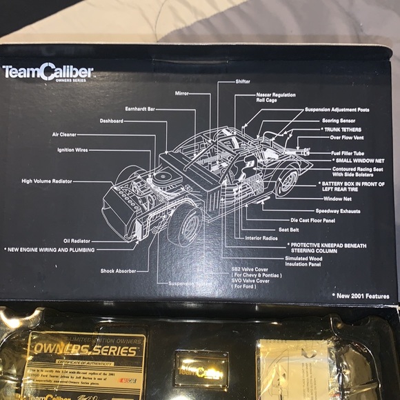 Limited Edition Jeff Burton Collectible Racecar - Picture 5 of 5